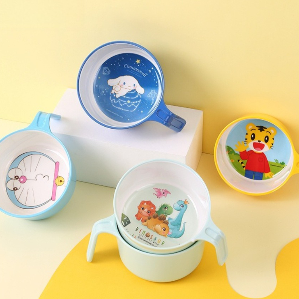 Baby Food Stew - Kids Bowls Cartoon Tableware Scald Resistant