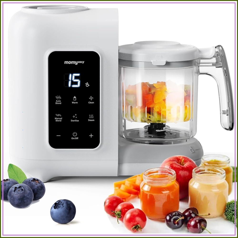 Baby Food Blender And Steamer - All-in-One Baby Food Steamer & Blender,