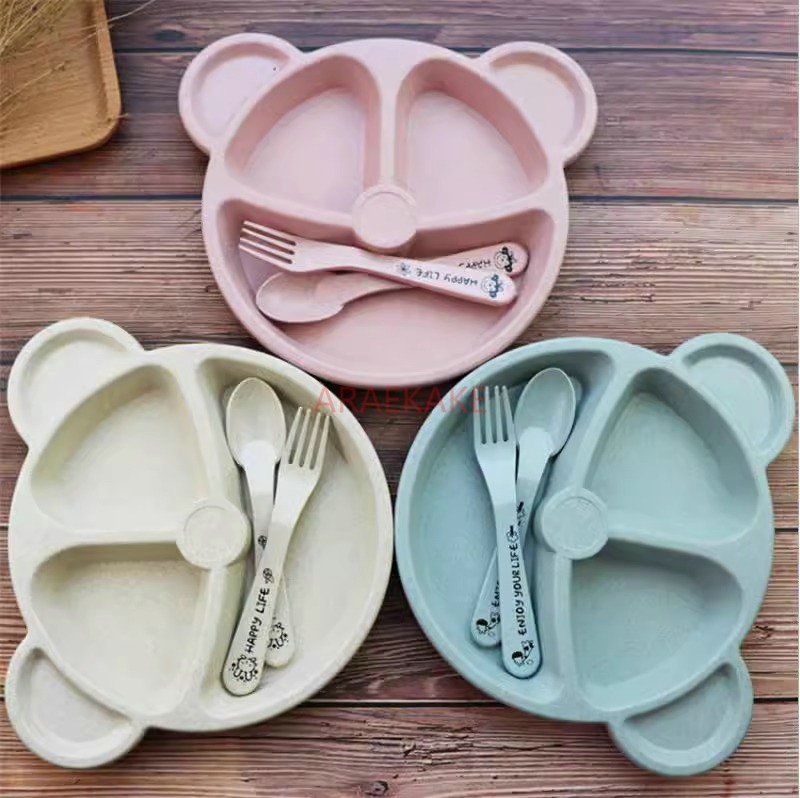 Baby Food Usa - Children's Dining Plate Set Dining Utensils