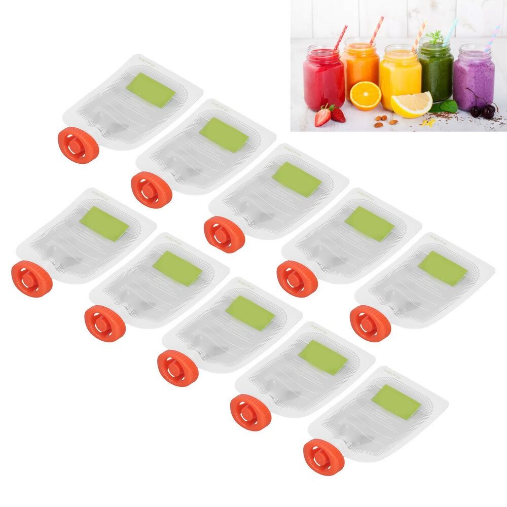 Baby Food Usa - 10Pcs Manual Fruit Puree Baby Squeeze