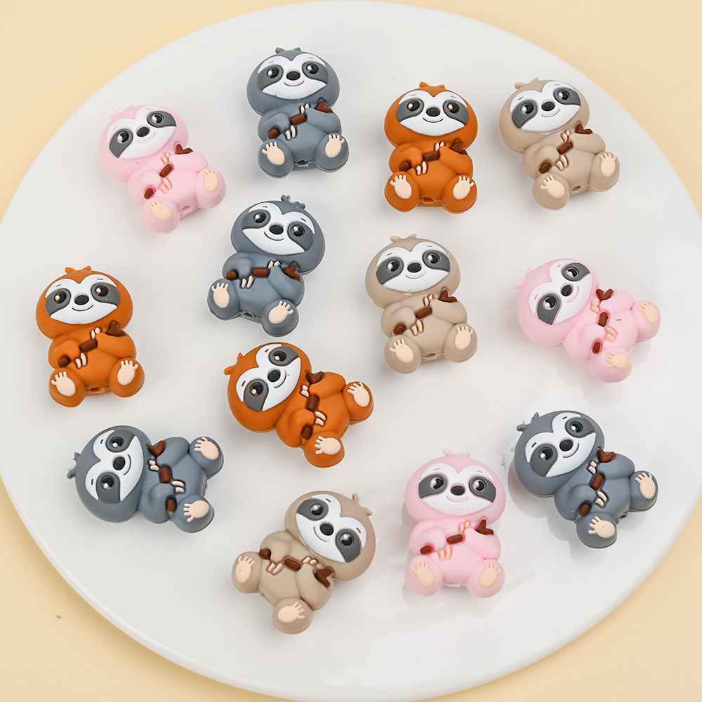 Baby Food Ingredients - 4Pcs Food Grade Animal Silicone BeadsFor