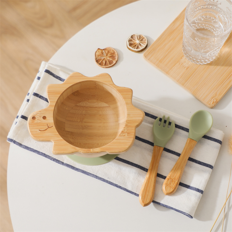 Baby Wooden Tableware Set Dino - Baby Food Grater recensione e prezzo