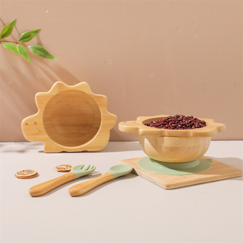 Baby Wooden Tableware Set Dino - Baby Food Grater recensione e prezzo