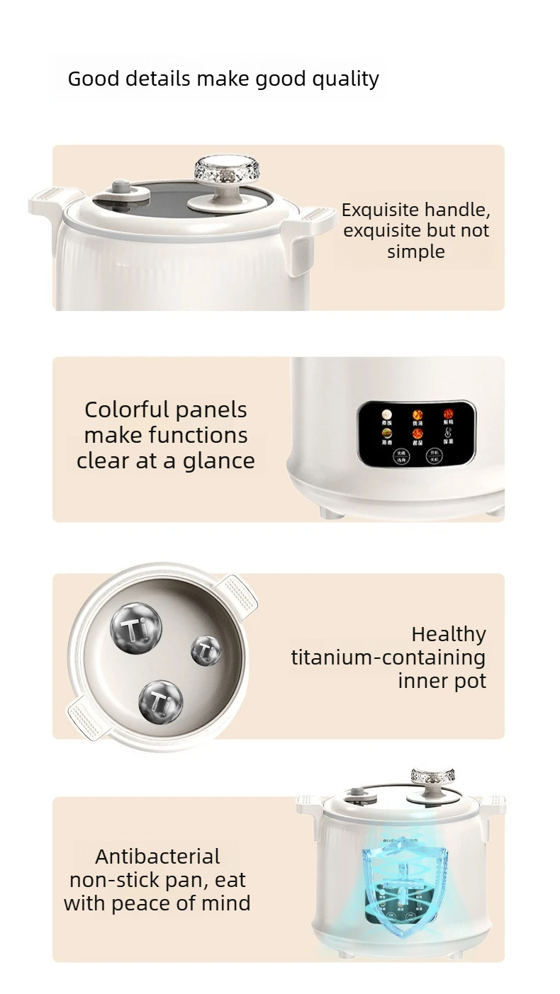 1.8L Micro Pressure Rice Cooke - Baby Food Stew recensione e prezzo