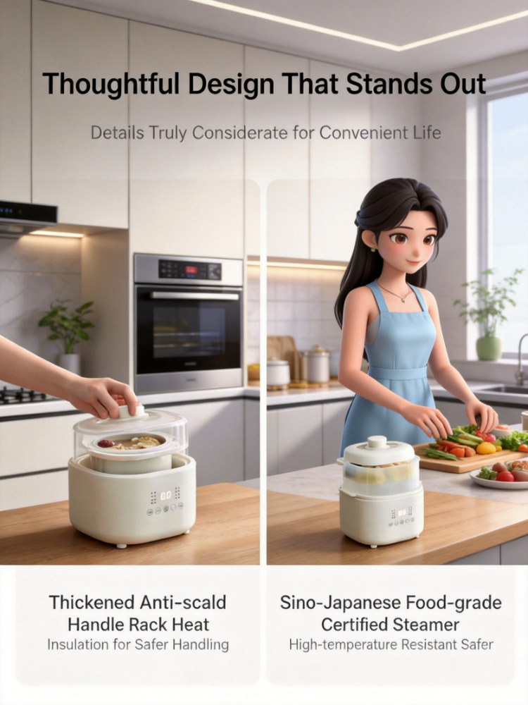 220V Small Electric Cooker, Ba - Baby Food Stew recensione e prezzo