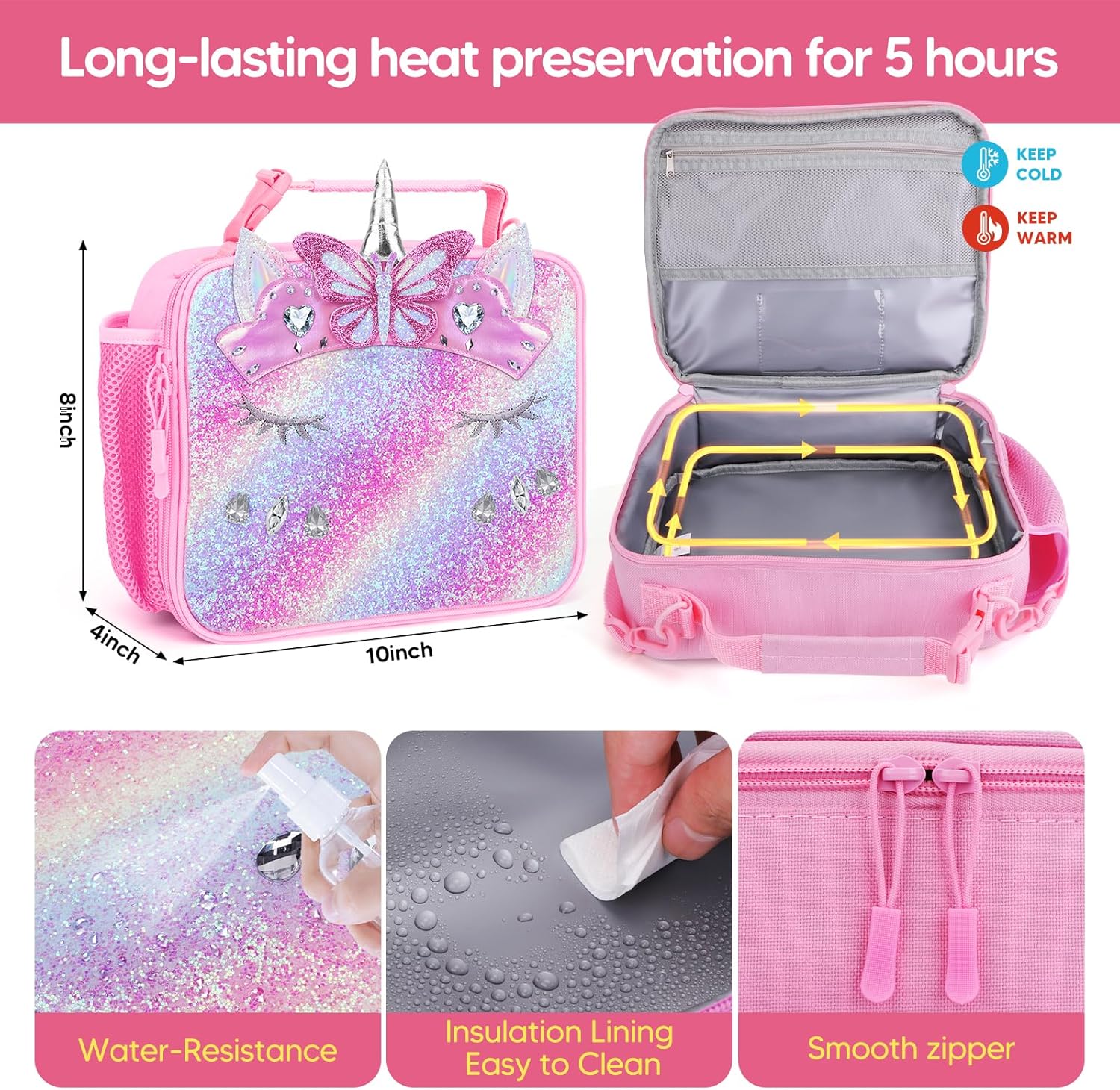 Children‘s Lunch Box Unicorn B - Baby Food Container recensione e prezzo