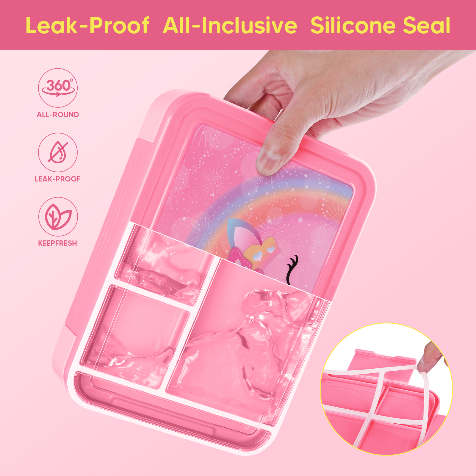 Children‘s Lunch Box Unicorn B - Baby Food Container recensione e prezzo
