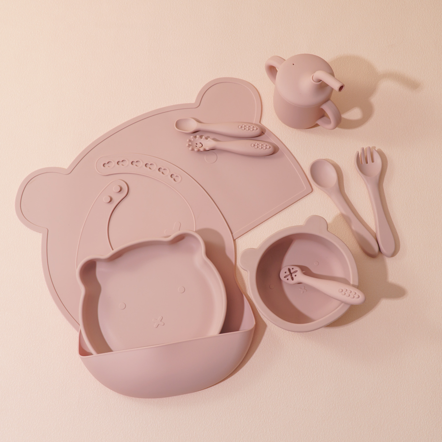 8PCS Silicone Baby Feeding Set - Baby Food Grater recensione e prezzo