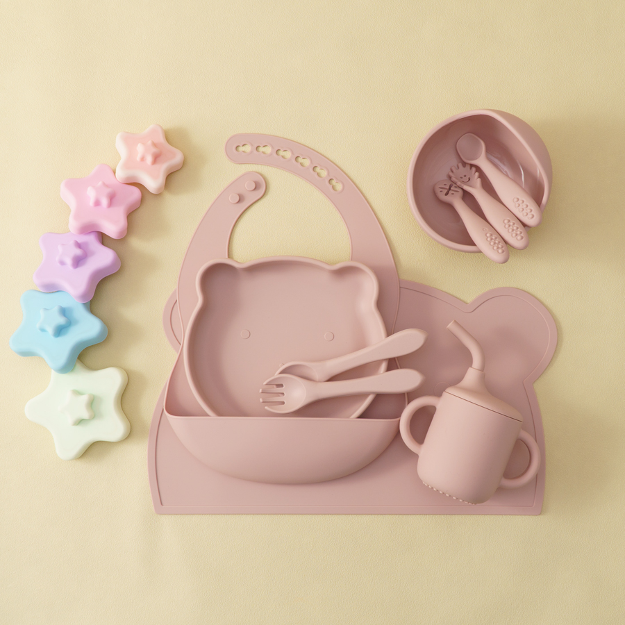 8PCS Silicone Baby Feeding Set - Baby Food Grater recensione e prezzo