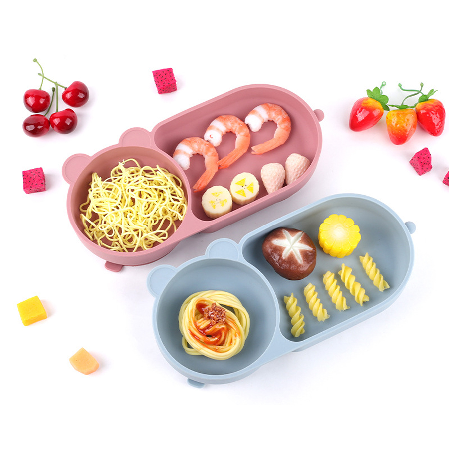 Baby Silicone Suction Cup Bowl - Baby Food Grater recensione e prezzo