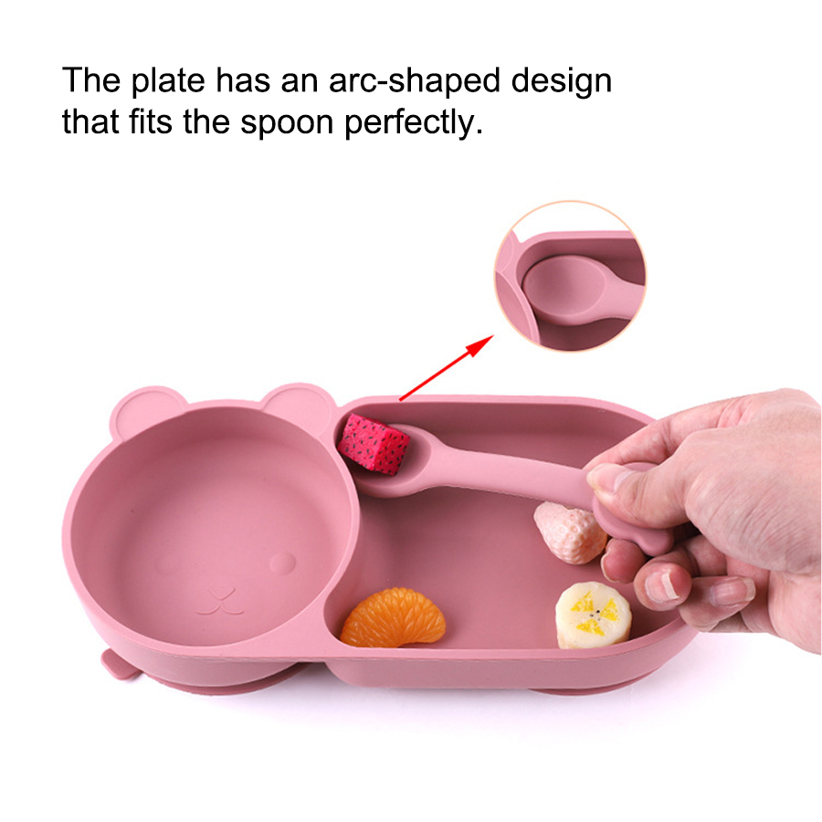 Baby Silicone Suction Cup Bowl - Baby Food Grater recensione e prezzo