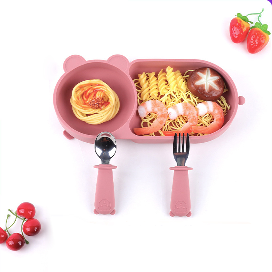 Baby Silicone Suction Cup Bowl - Baby Food Grater recensione e prezzo