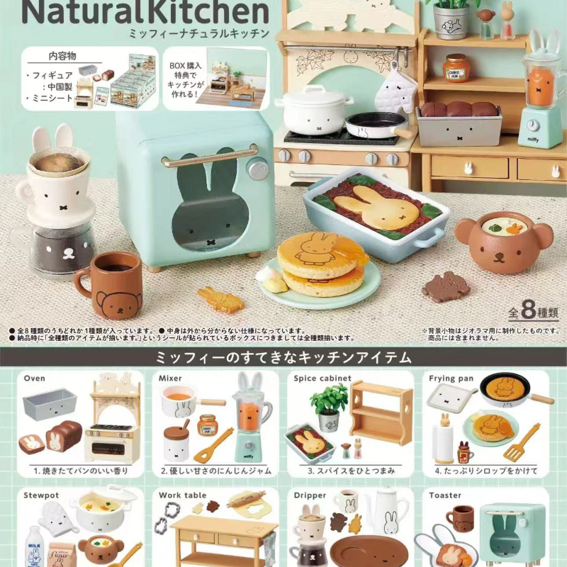 Original Re-Ment 8pcs Miffy Na - Baby Food Korea recensione e prezzo