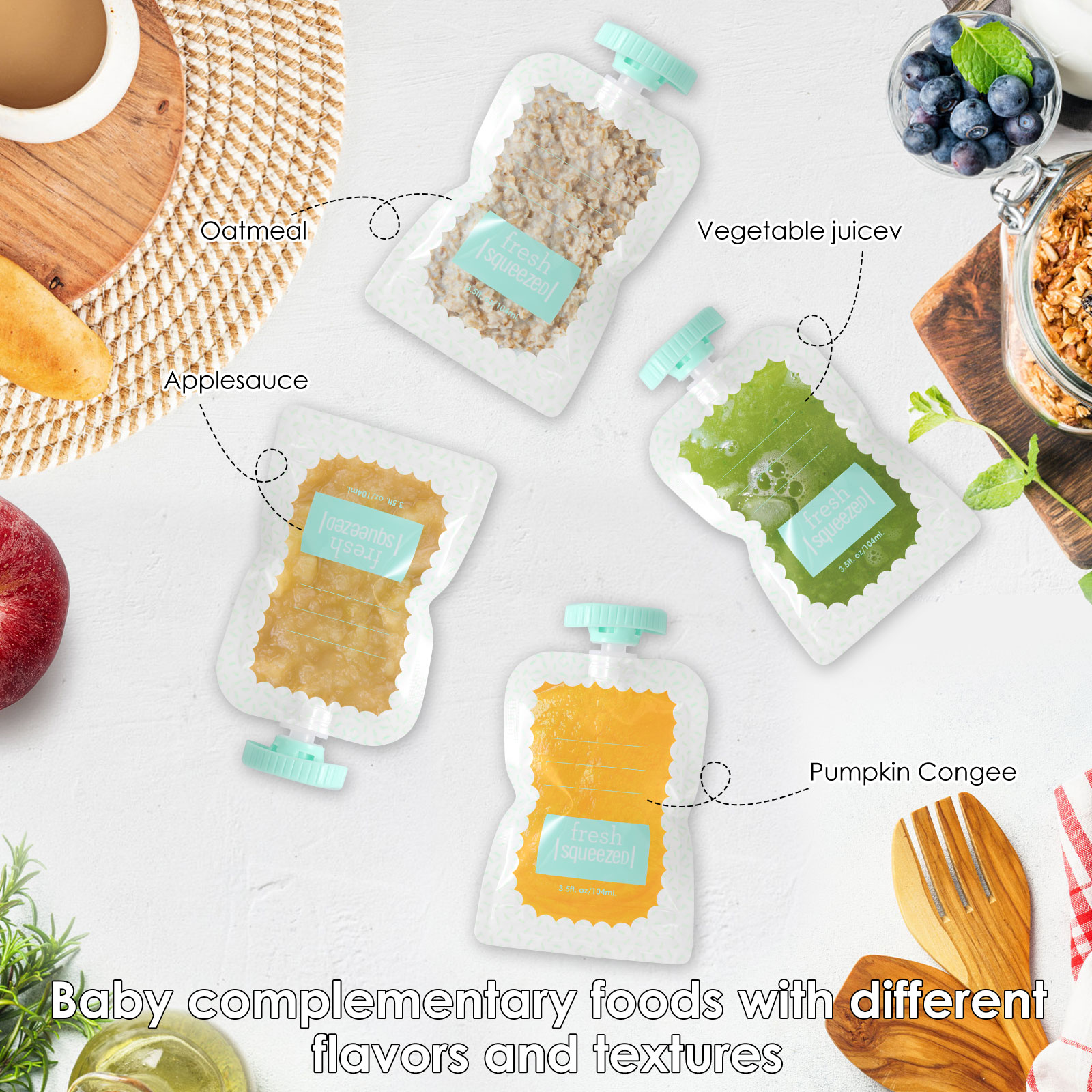 Squeeze Station for Baby Reusa - Baby Food Pouches 1 Year Old recensione e prezzo
