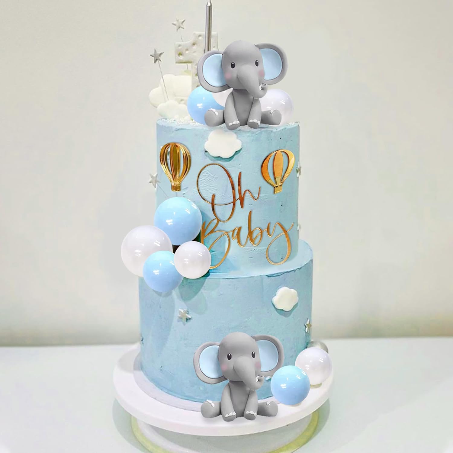 Elephant Cake Decoration Baby  - Baby Food Ingredients recensione e prezzo