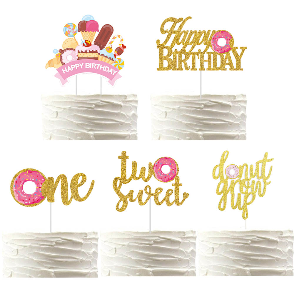 Donut Cake Decoration Happy Bi - Baby Food Year Old recensione e prezzo