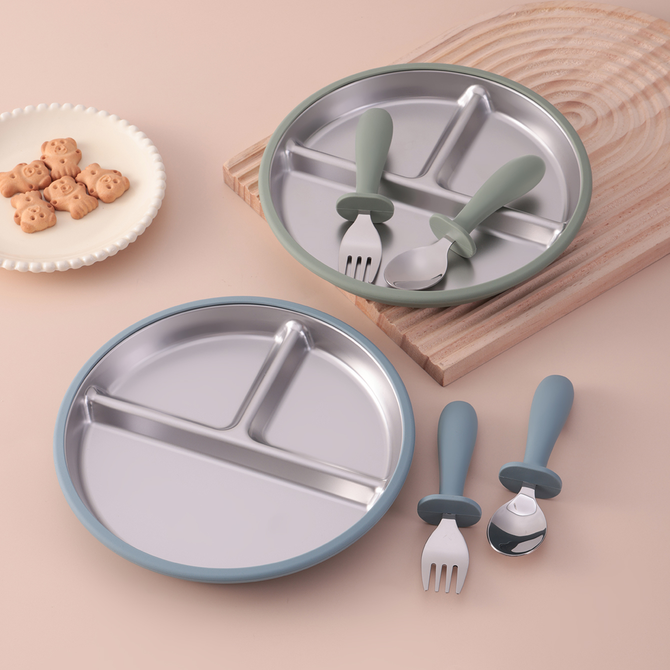 3PCS Silicone Stainless Steel  - Baby Food Grater recensione e prezzo