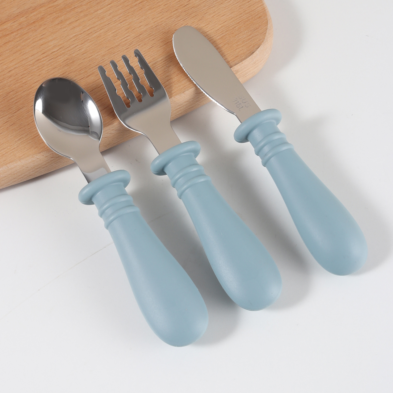 Custom Silicone Spoon & Fork K - Baby Food Weaning recensione e prezzo