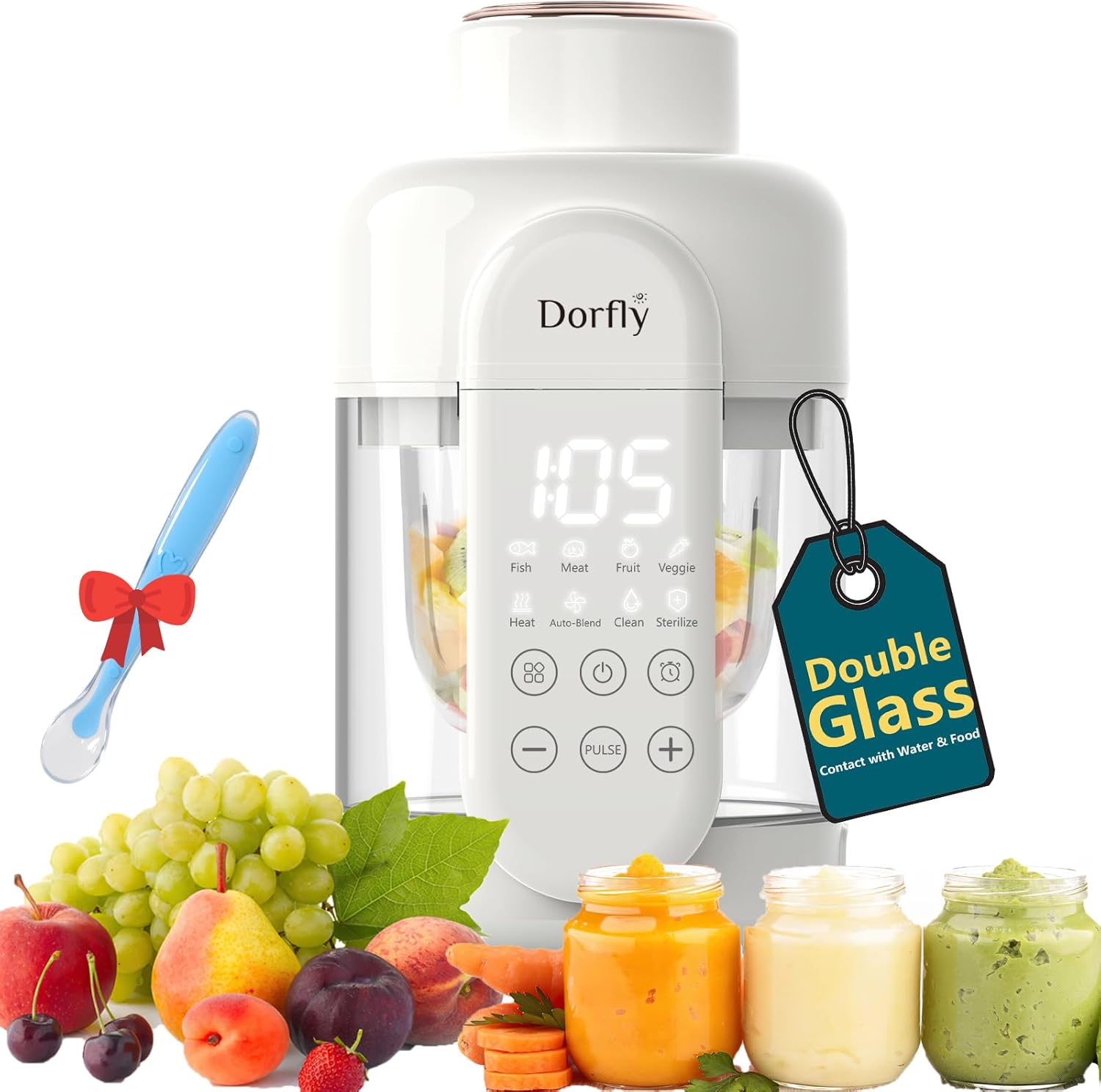 9-in-1 Baby Food Maker: Glass  - Baby Food Blender And Steamer recensione e prezzo