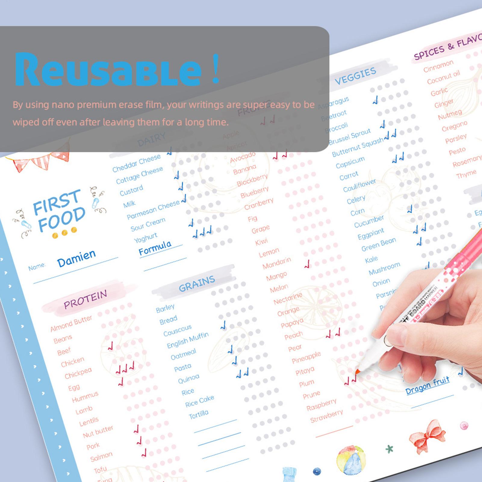 Baby First Foods Checklist Mag - Baby Food Weaning recensione e prezzo