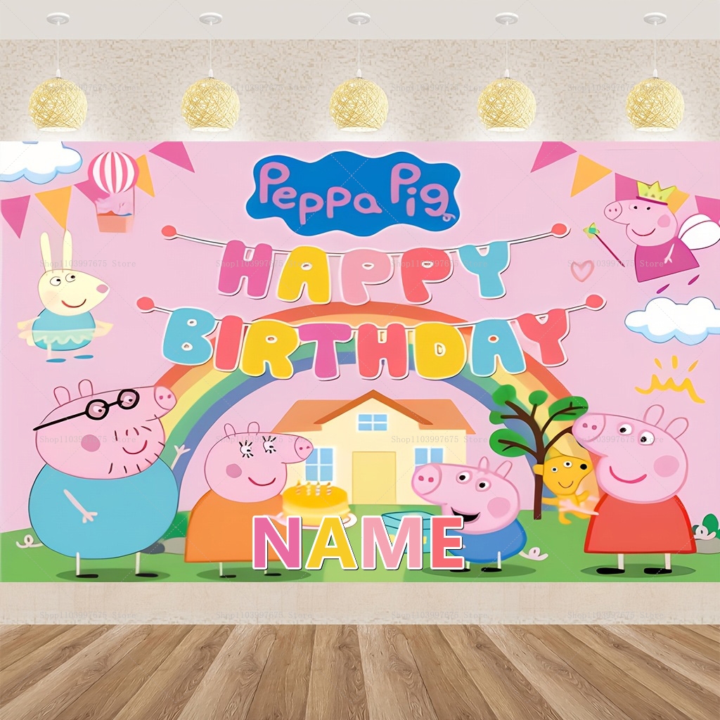 Custom Name Cartoon Peppa Pig  - Baby Food Ingredients recensione e prezzo