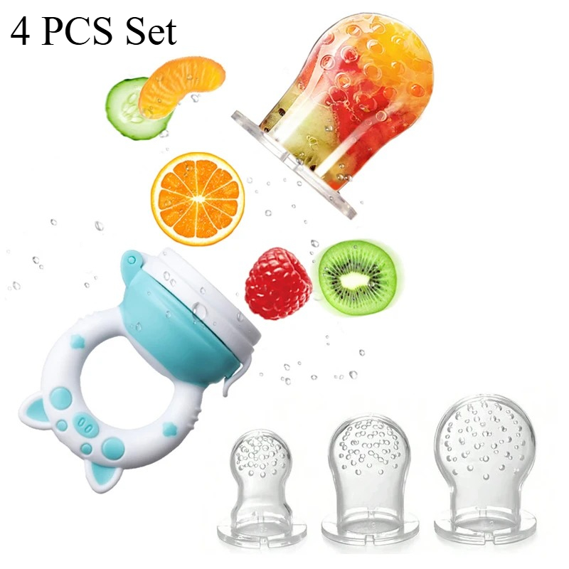 4pcs/set Silicone Fruit & Vege - Baby Food Ingredients recensione e prezzo