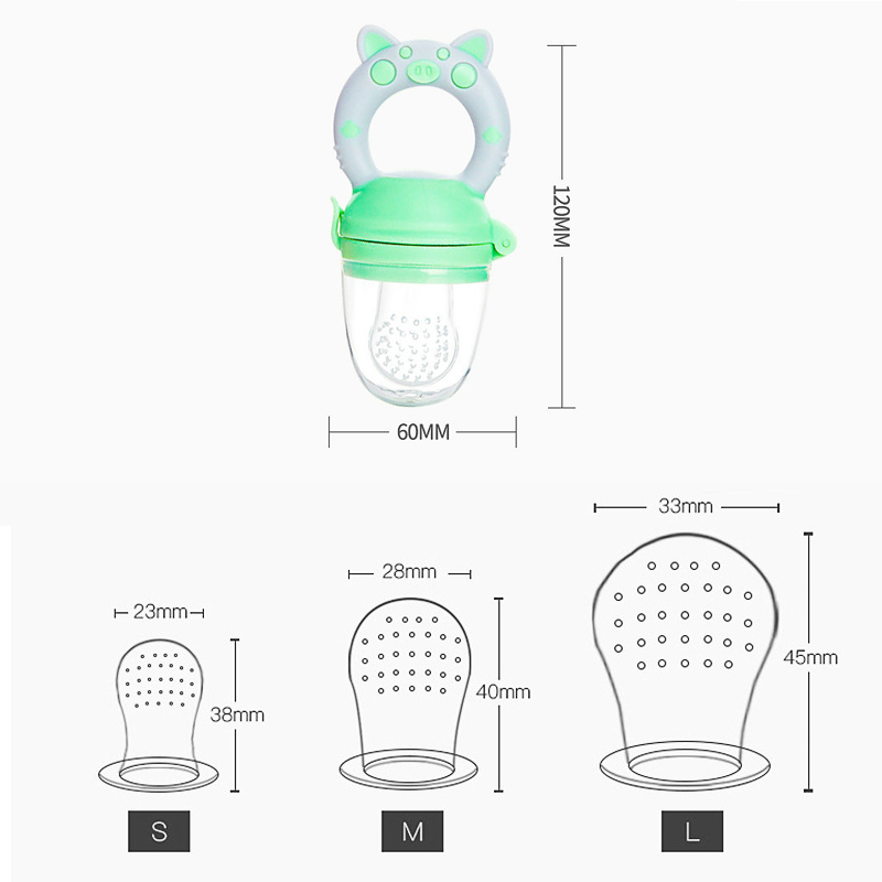 4pcs/set Silicone Fruit & Vege - Baby Food Ingredients recensione e prezzo
