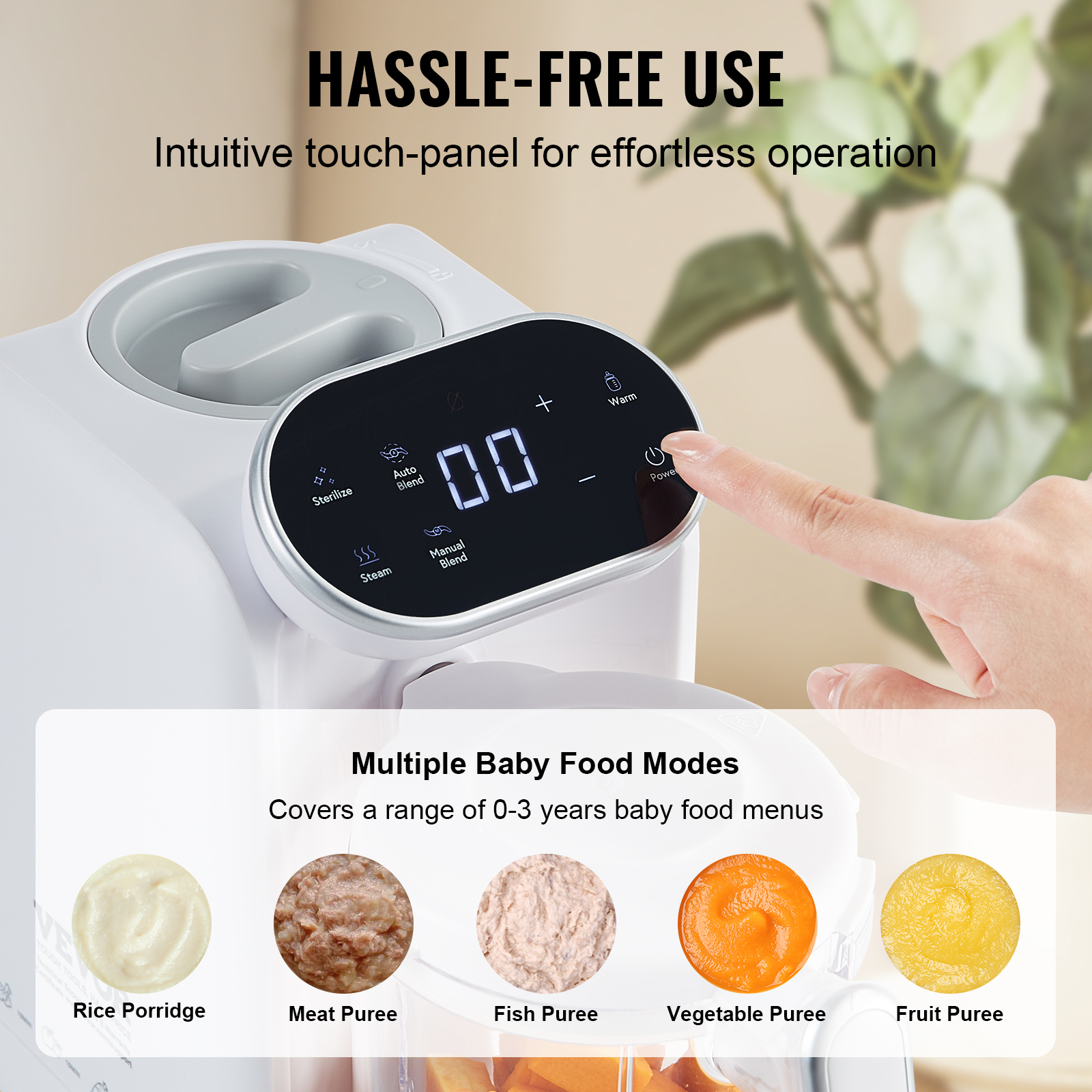 Baby Food Maker 430W with 750  - Baby Food Blender And Steamer recensione e prezzo
