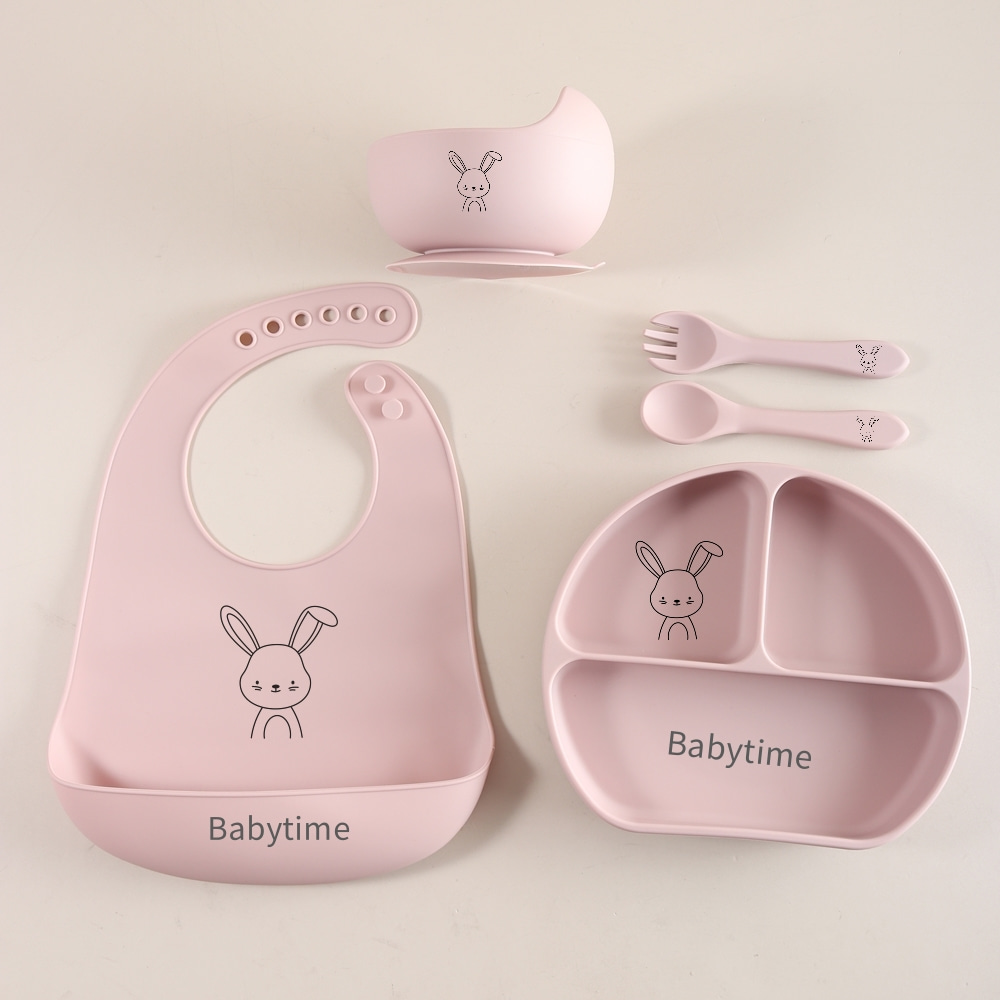 5pcs Bunny Baby Utensils Set,  - Baby Food Weaning recensione e prezzo