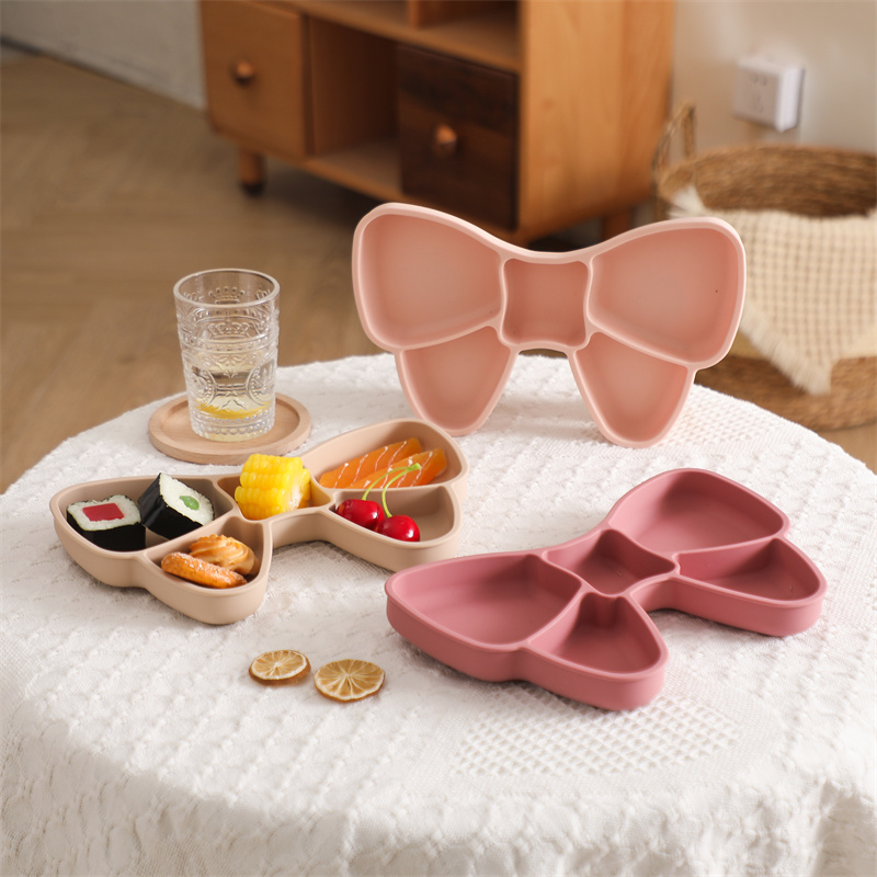 Baby Silicone Dining Plate Bow - Baby Food Grater recensione e prezzo