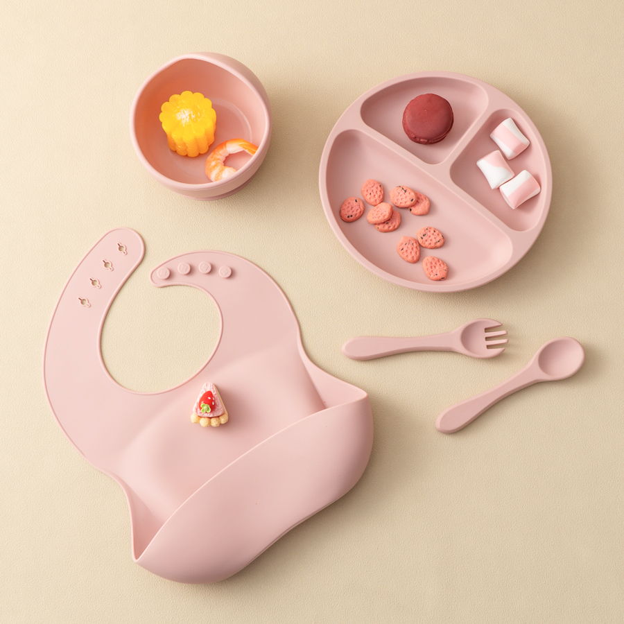 5Pcs Baby Silicone Feeding Set - Baby Food Grater recensione e prezzo