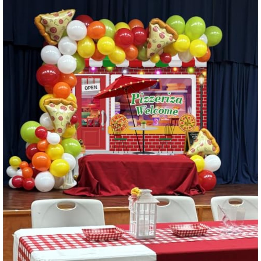 7x5ft Pizza Shop Backdrop Food - Baby Food Newborn recensione e prezzo