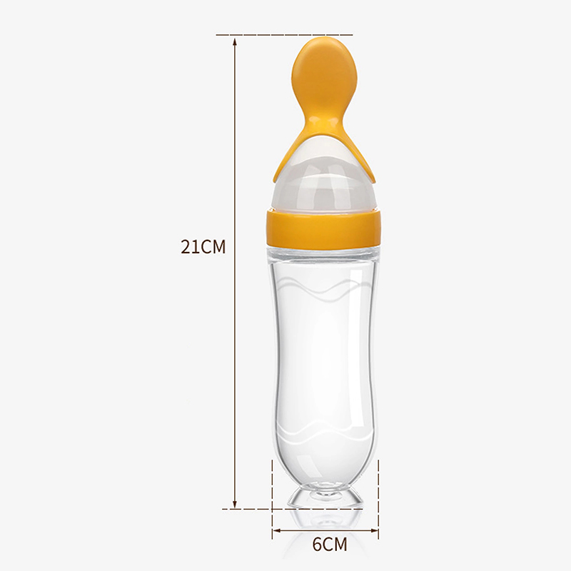 Squeezing Feeding Bottle Silic - Baby Food Newborn recensione e prezzo