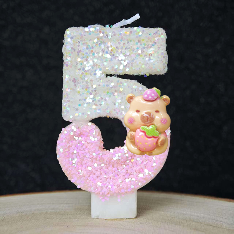 New Capybara Candles Cake Deco - Baby Food Ingredients recensione e prezzo