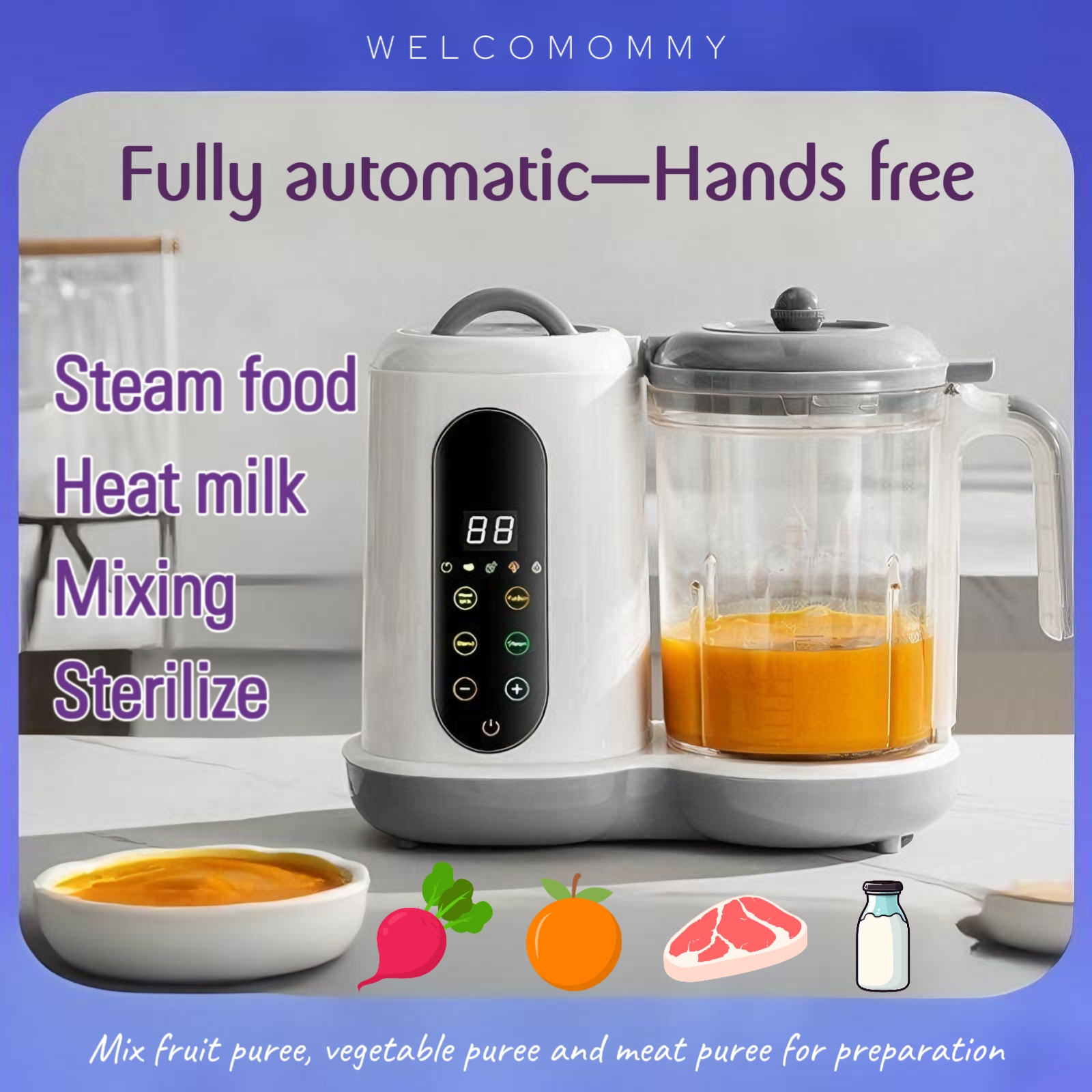 Multifunctional Baby Food Make - Baby Food Blender And Steamer recensione e prezzo