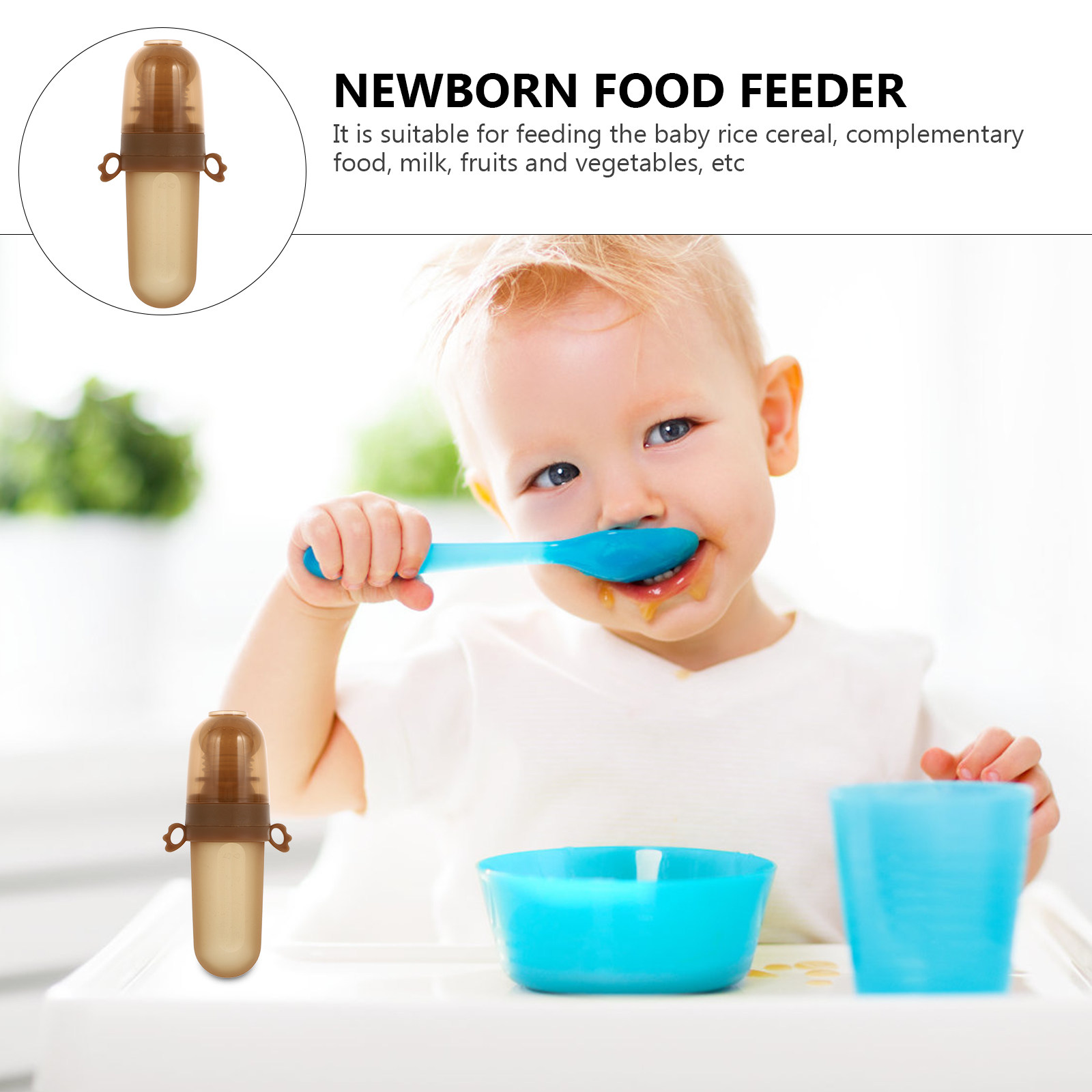 1Set Baby Fruit Feeder Beige M - Baby Food Usa recensione e prezzo
