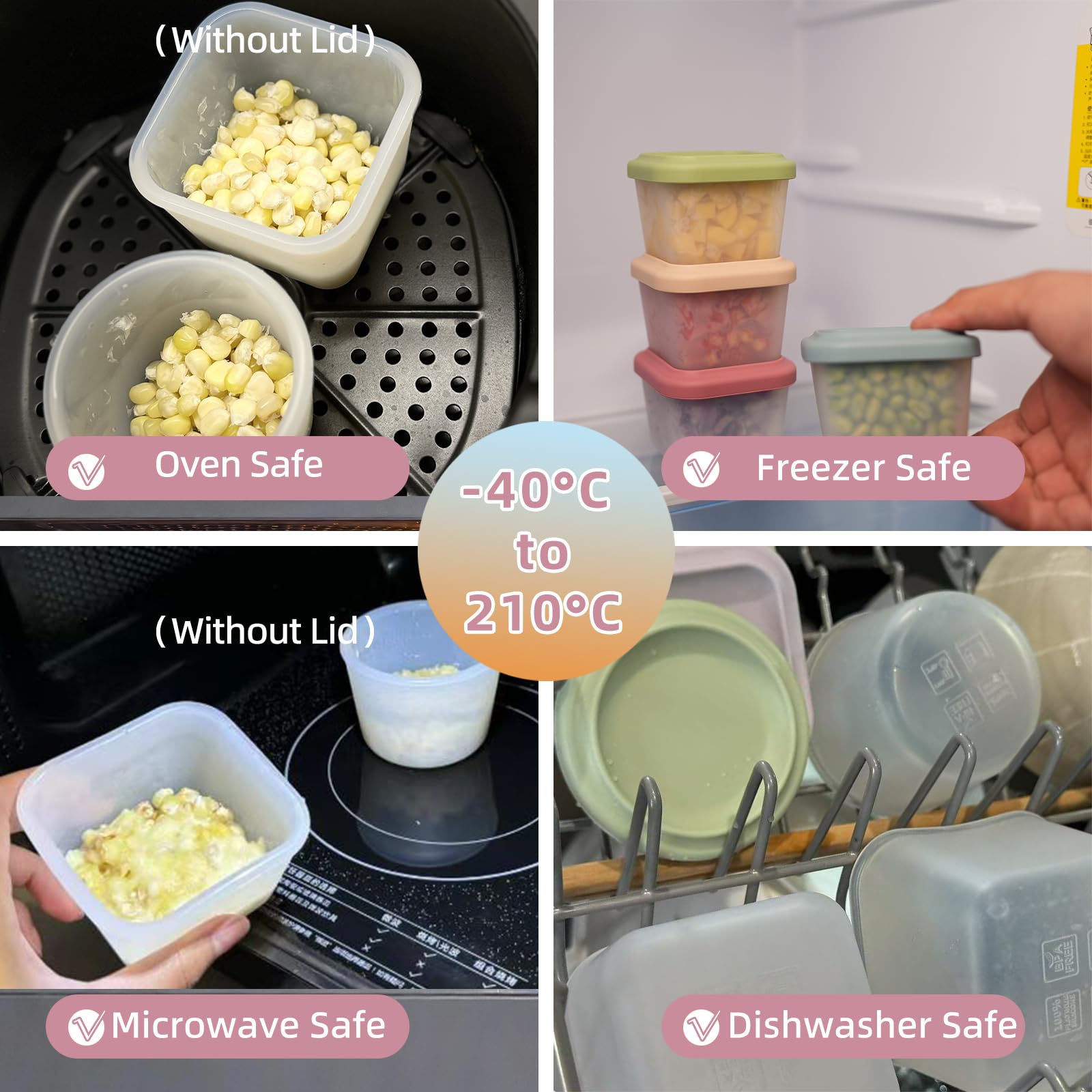 Food Grade Silicone Baby Food  - Baby Food Container recensione e prezzo