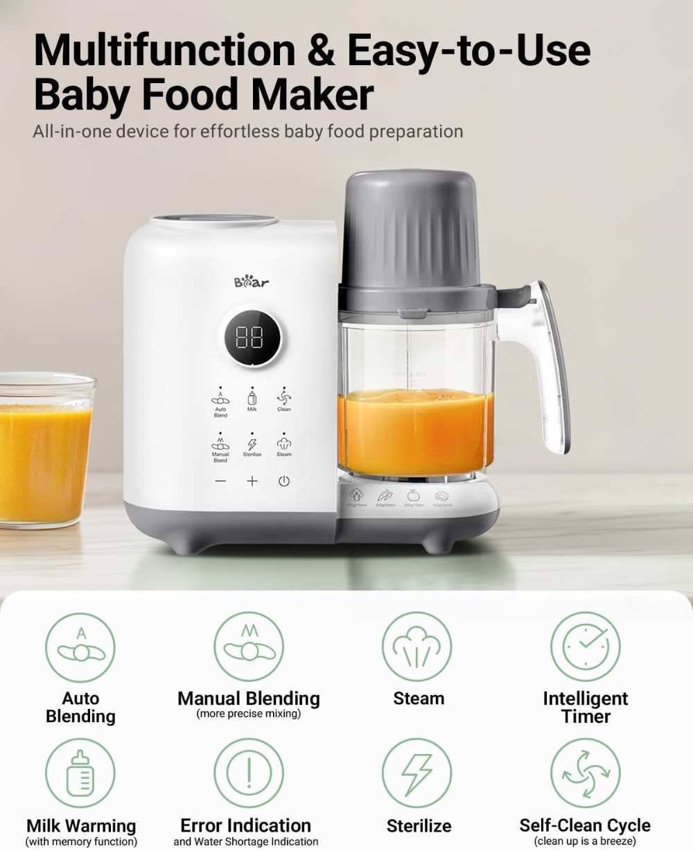 Baby Food Maker: 18.5oz Dual-L - Baby Food Blender And Steamer recensione e prezzo