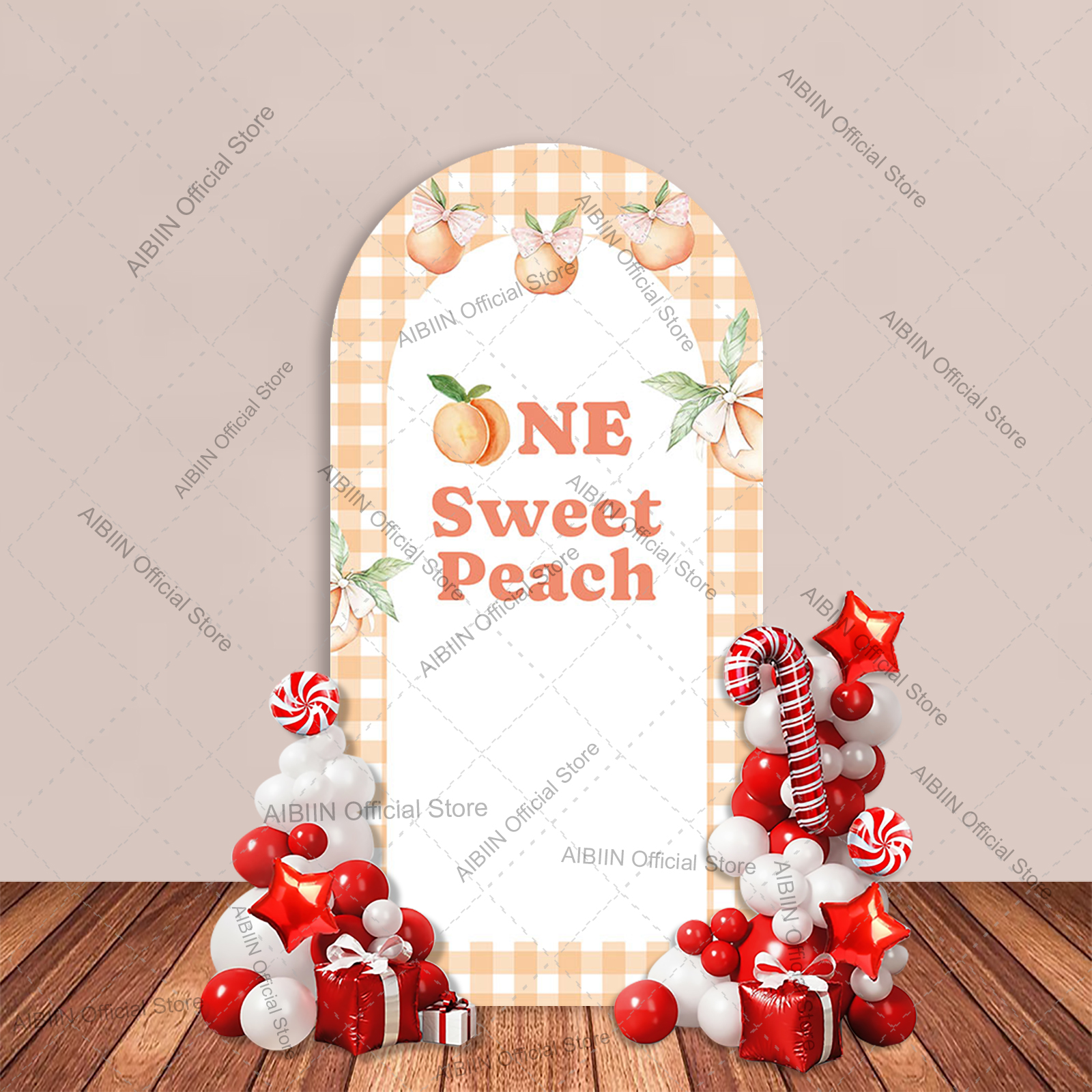 One Sweet Peach Arch Backdrop  - Baby Food Year Old recensione e prezzo