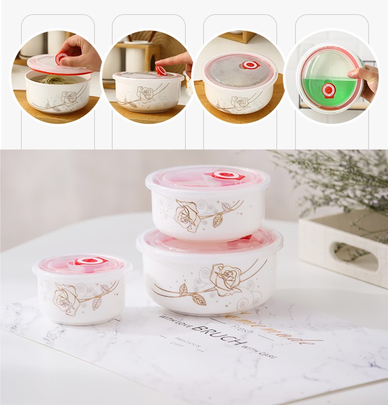 Three-piece set, fine bone chi - Baby Food Container recensione e prezzo