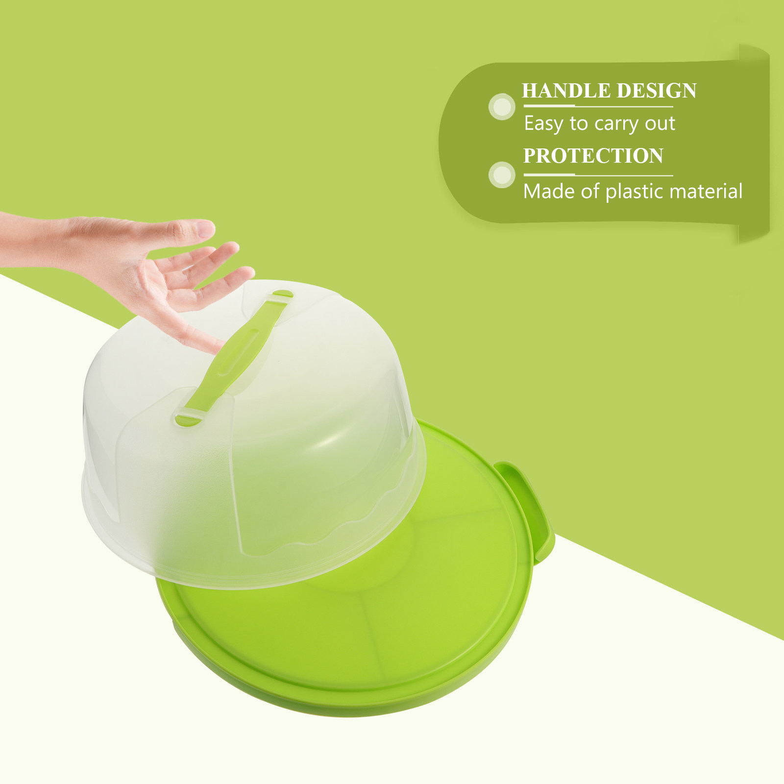 1Pcs 8 Inch Round Transparent  - Baby Food Container recensione e prezzo