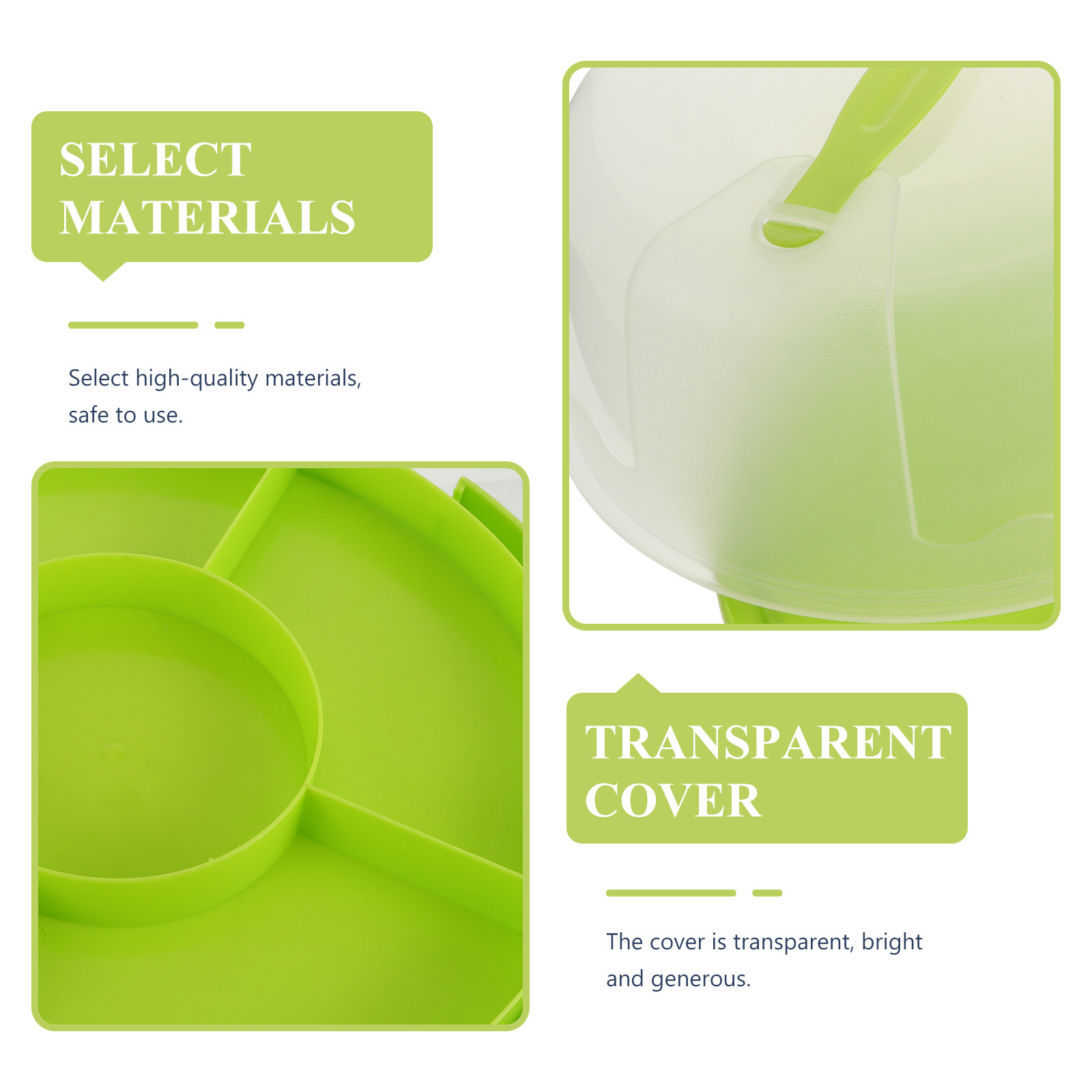 1Pcs 8 Inch Round Transparent  - Baby Food Container recensione e prezzo