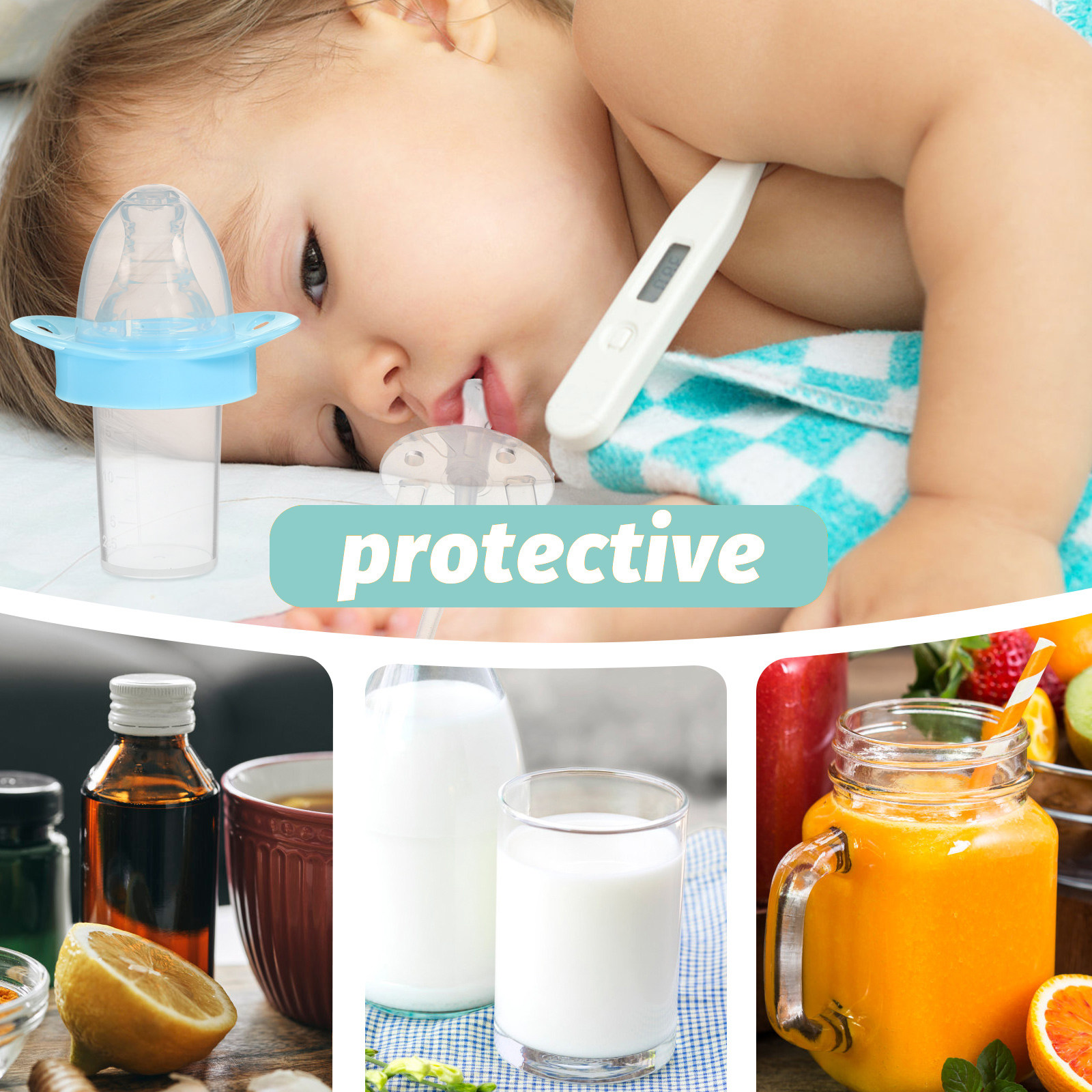 2pcs Baby Medicine Dispenser N - Baby Food Newborn recensione e prezzo