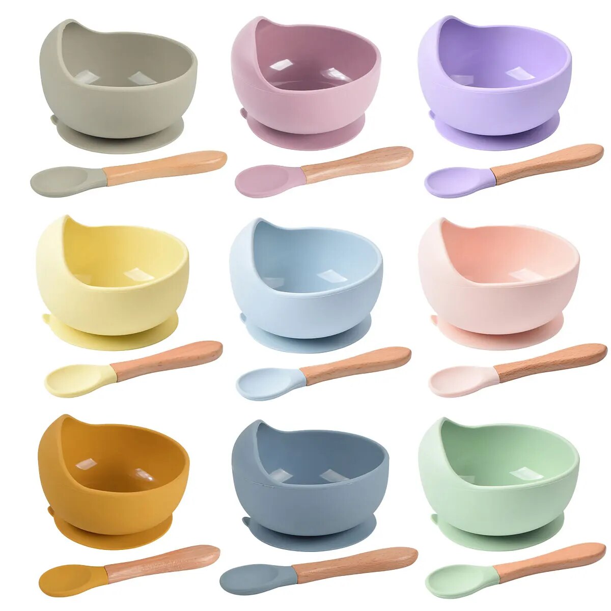 2PCS Silicone Baby Feeding Bow - Baby Food Grater recensione e prezzo