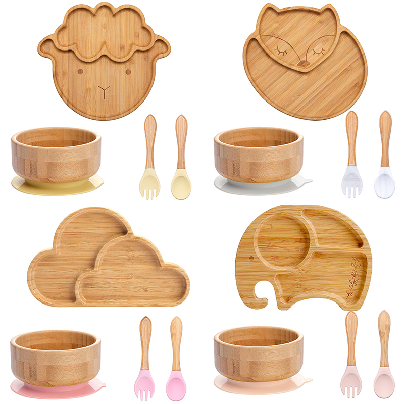 4pcs Children's Tableware Suct - Baby Food Dinner recensione e prezzo