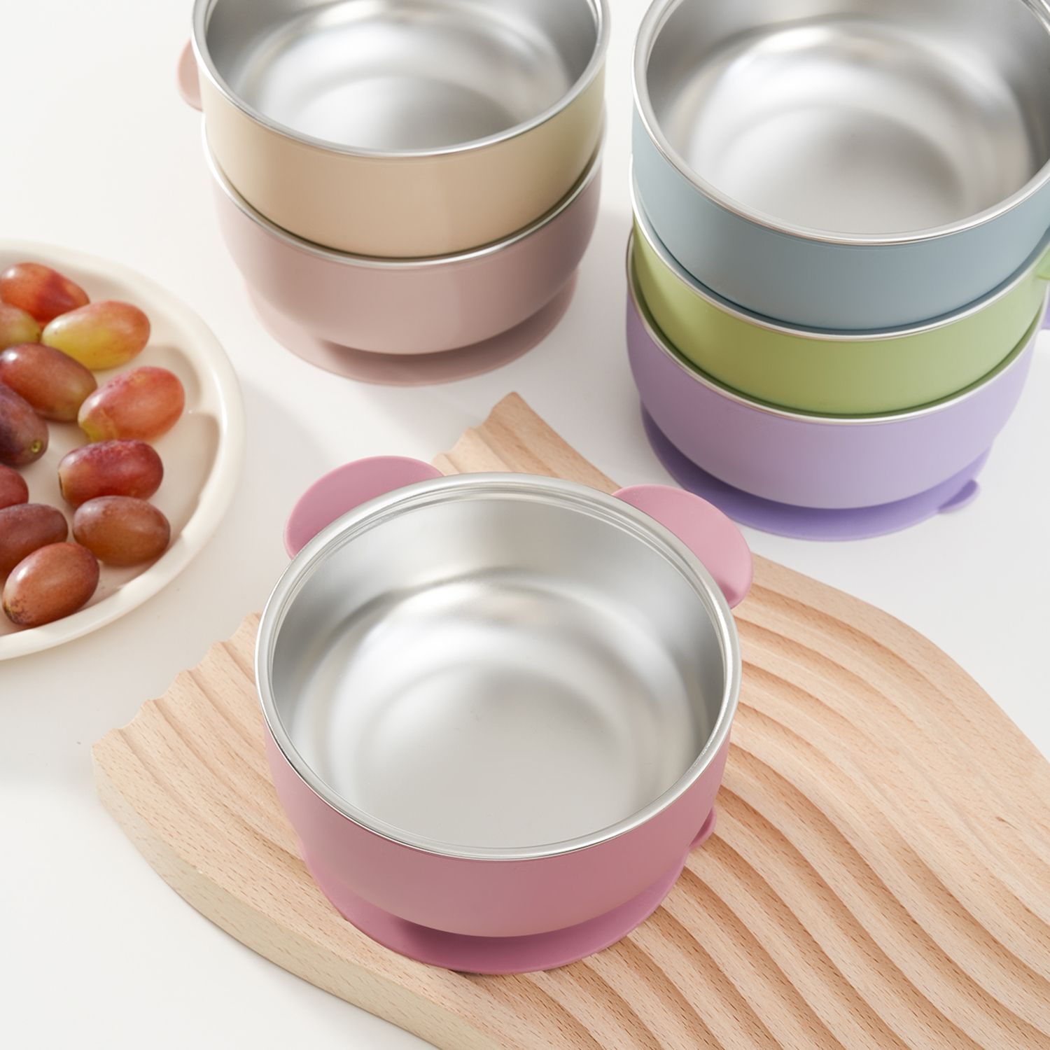 1PC Removable Silicone Stainle - Baby Food Weaning recensione e prezzo