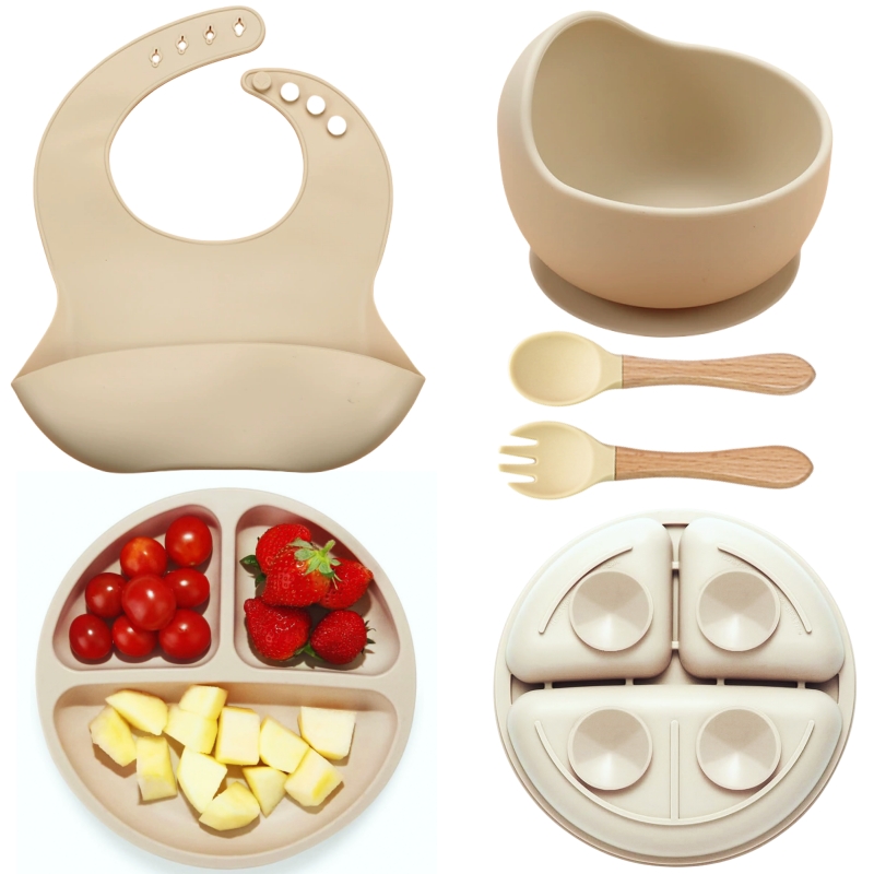 5Pcs Silicone Baby Feeding Set - Baby Food Grater recensione e prezzo