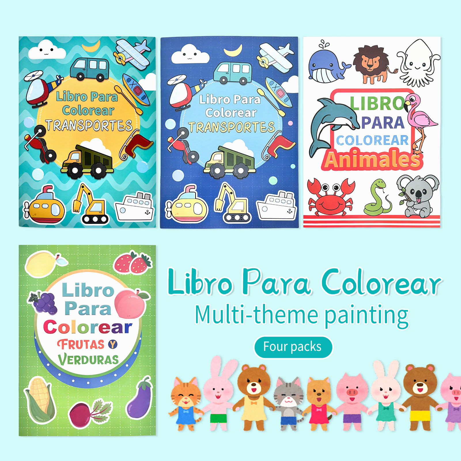 4 Pack Spanish Vocabulary Colo - Baby Food Year Old recensione e prezzo
