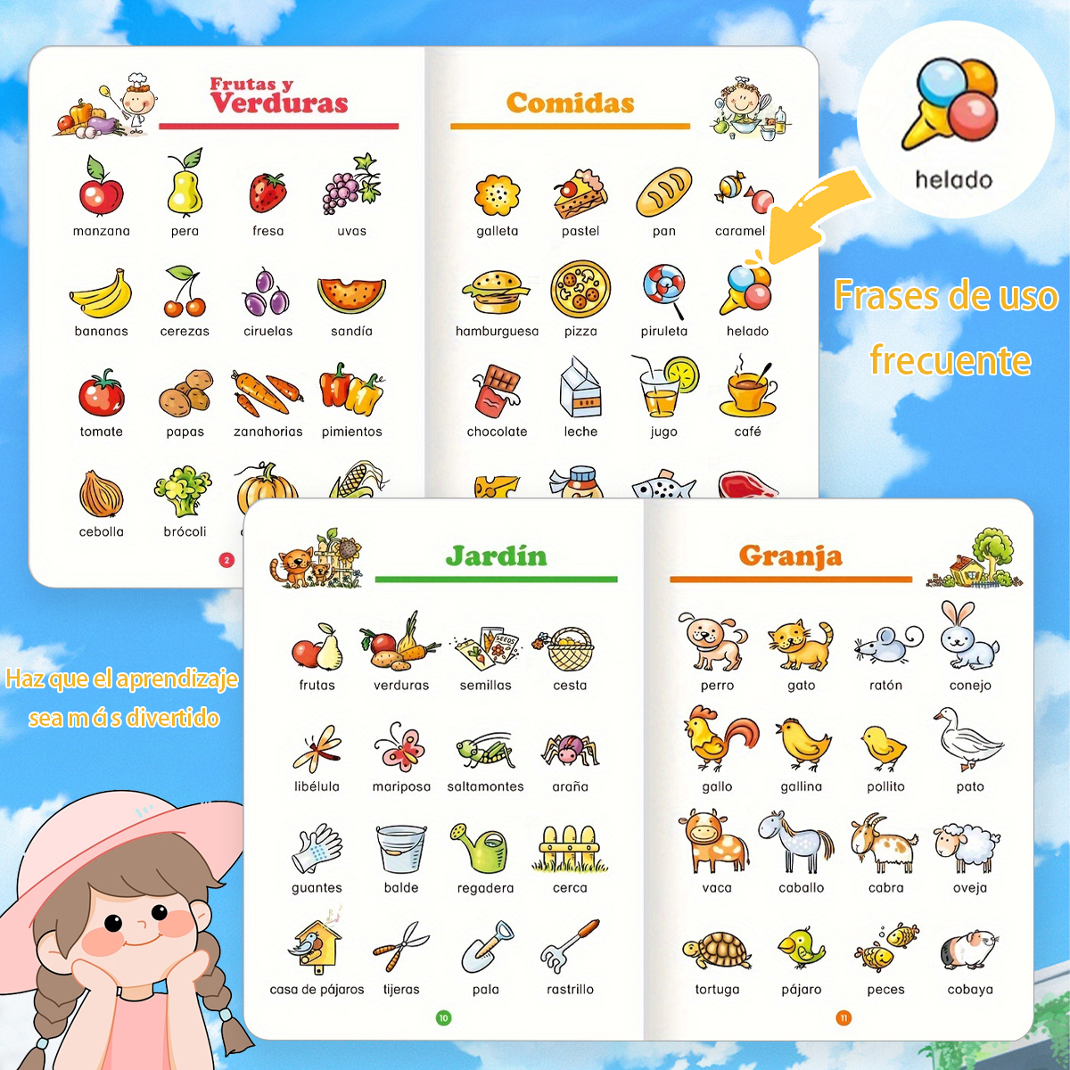 Spanish - Learning Flashcards: - Baby Food Year Old recensione e prezzo