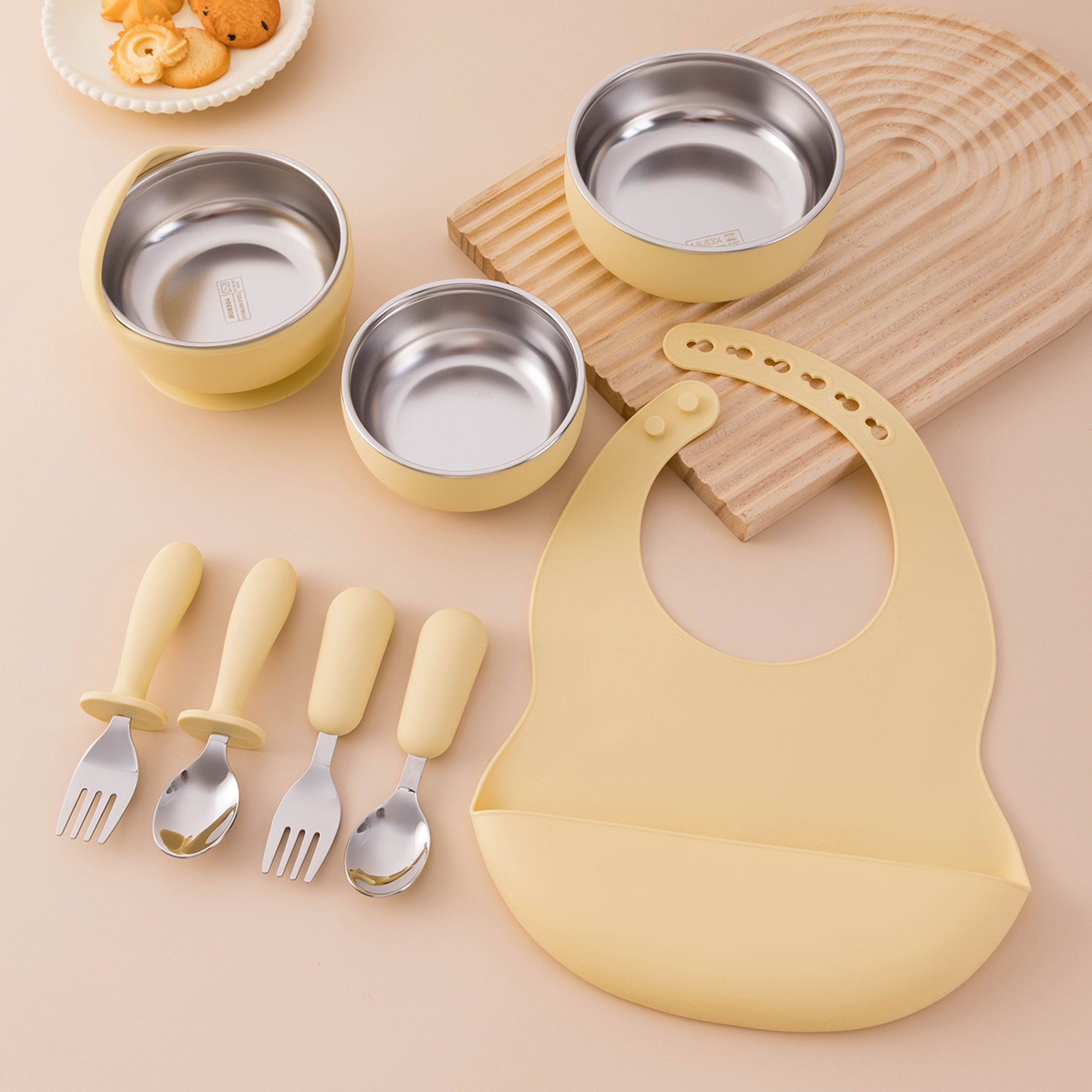 8PCS Baby Feeding Set Stainles - Baby Food Weaning recensione e prezzo